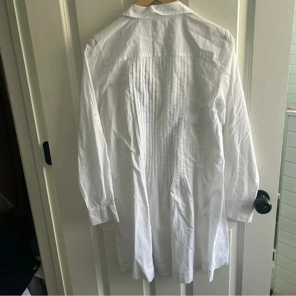 EUC Gap sheer pintuck tunic/mini dress. Size Small. Perfect to layer year round. - Picture 5 of 10